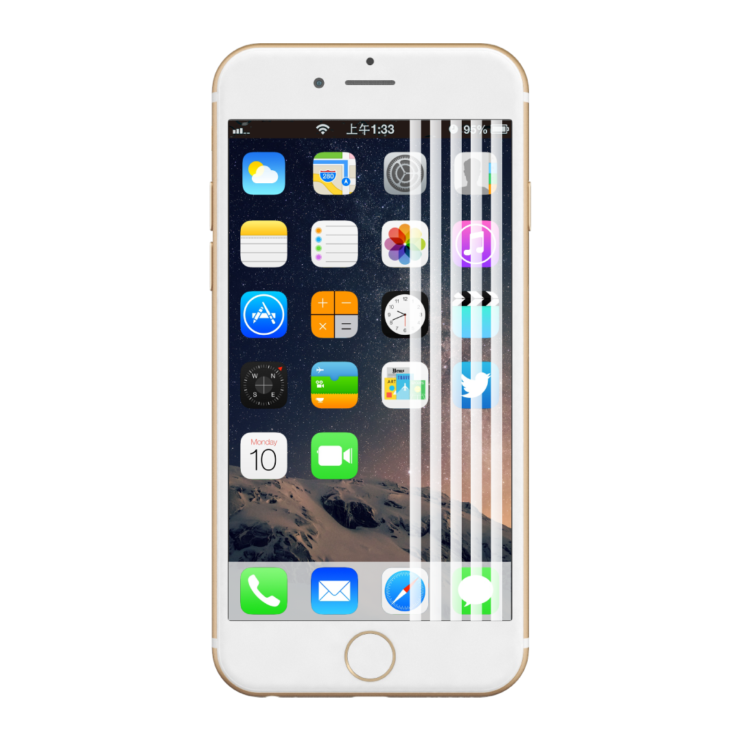 iphone-screen-Damage-Line-White